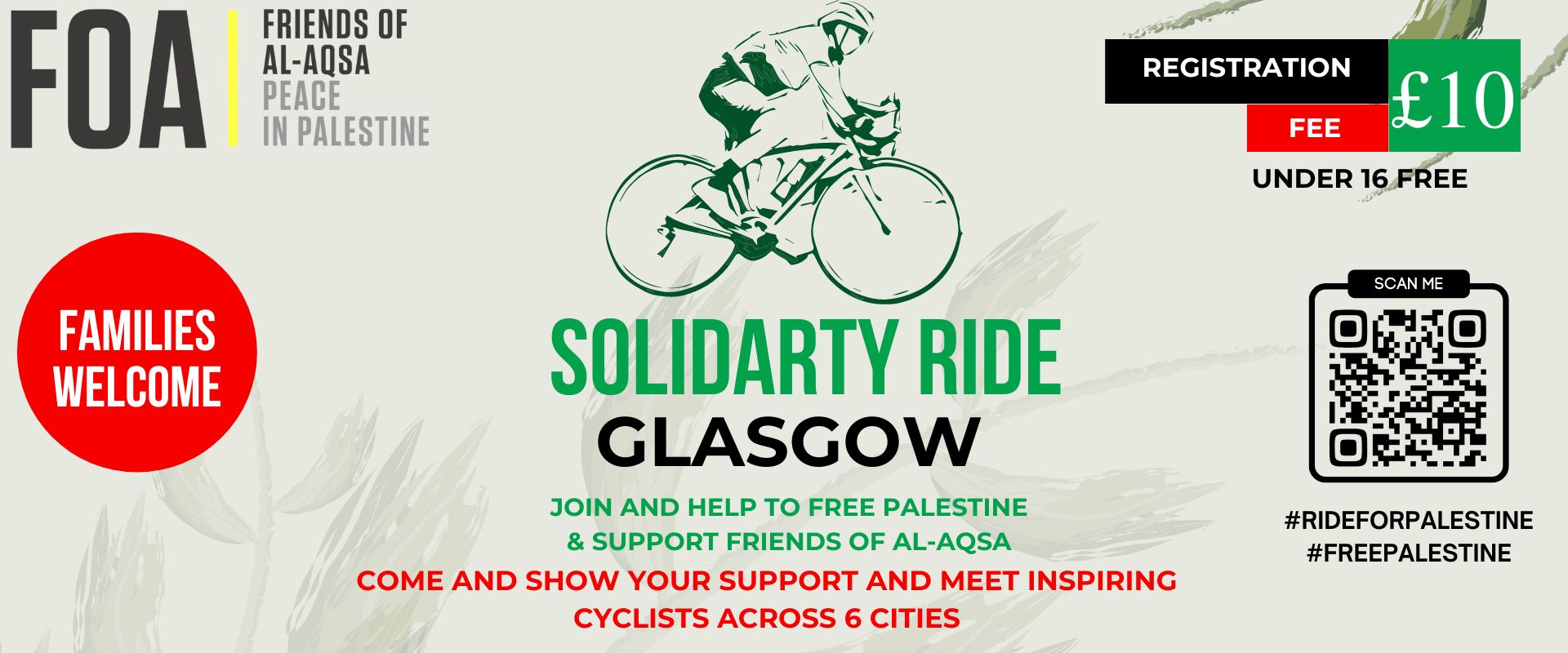 Palestine Solidarity Ride - Glasgow
