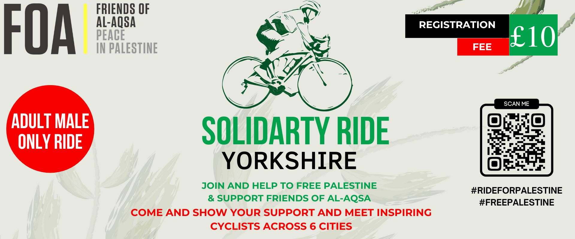 Palestine Solidarity Ride - Yorkshire