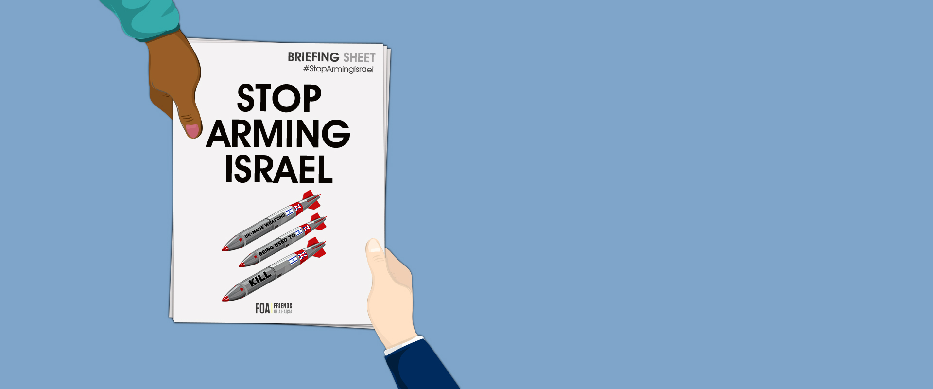 #StopArmingIsrael - Lobby