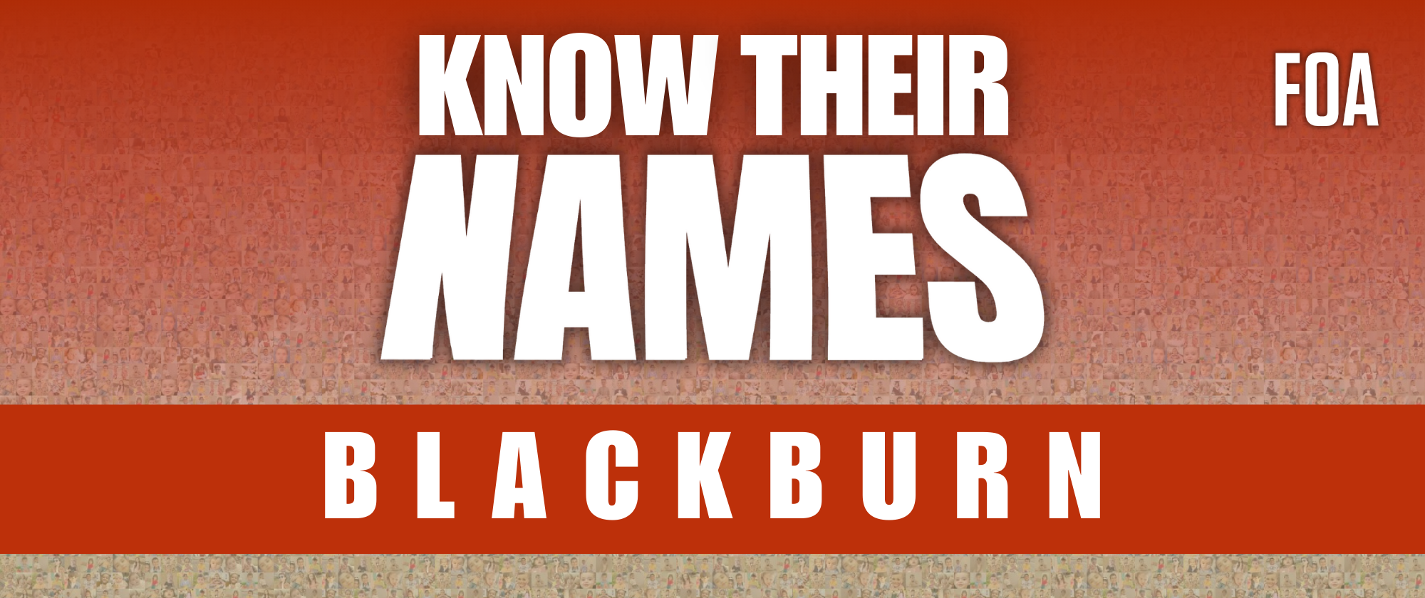 Know Their Names - Blackburn