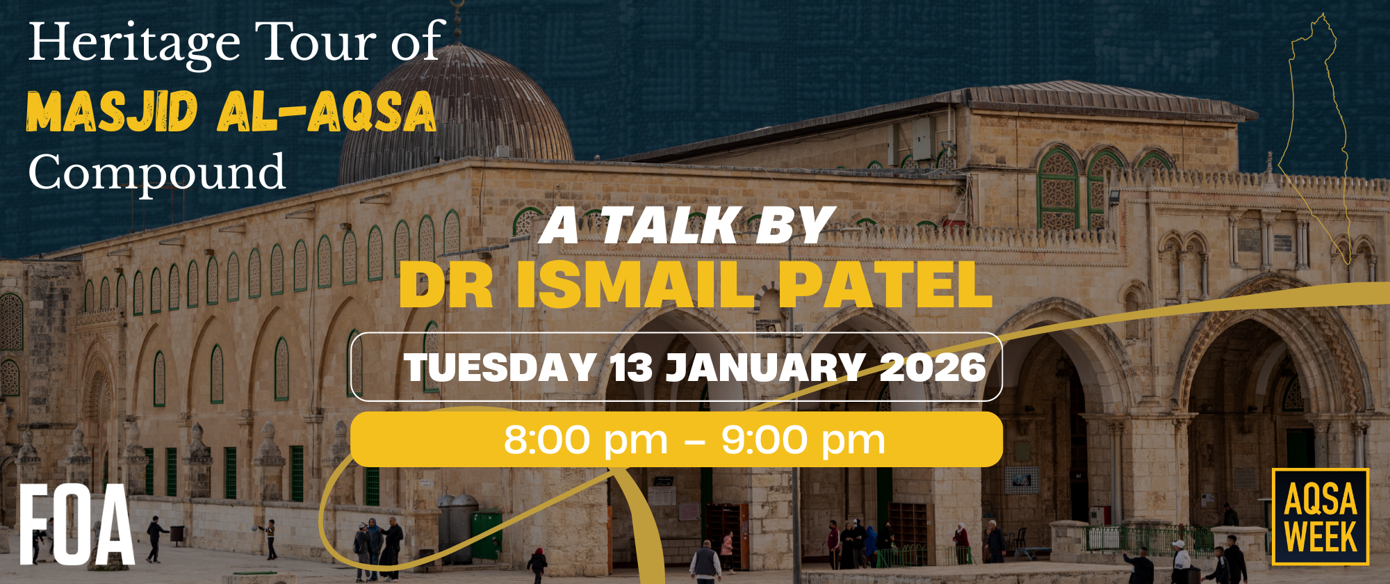 Heritage Tour of the Masjid Al-Aqsa Compound (Online)