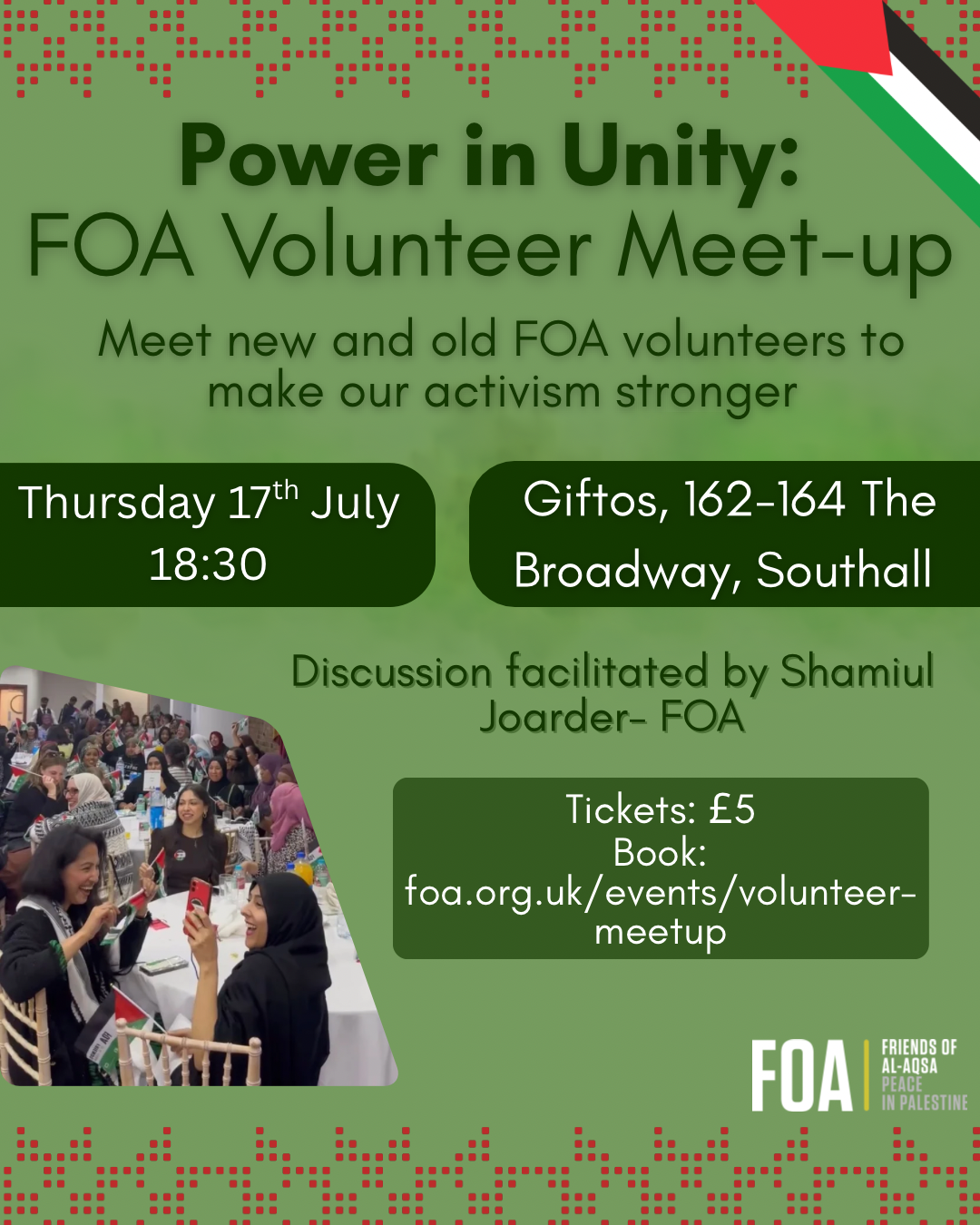 Power in Unity- FOA Volunteer Meet-up