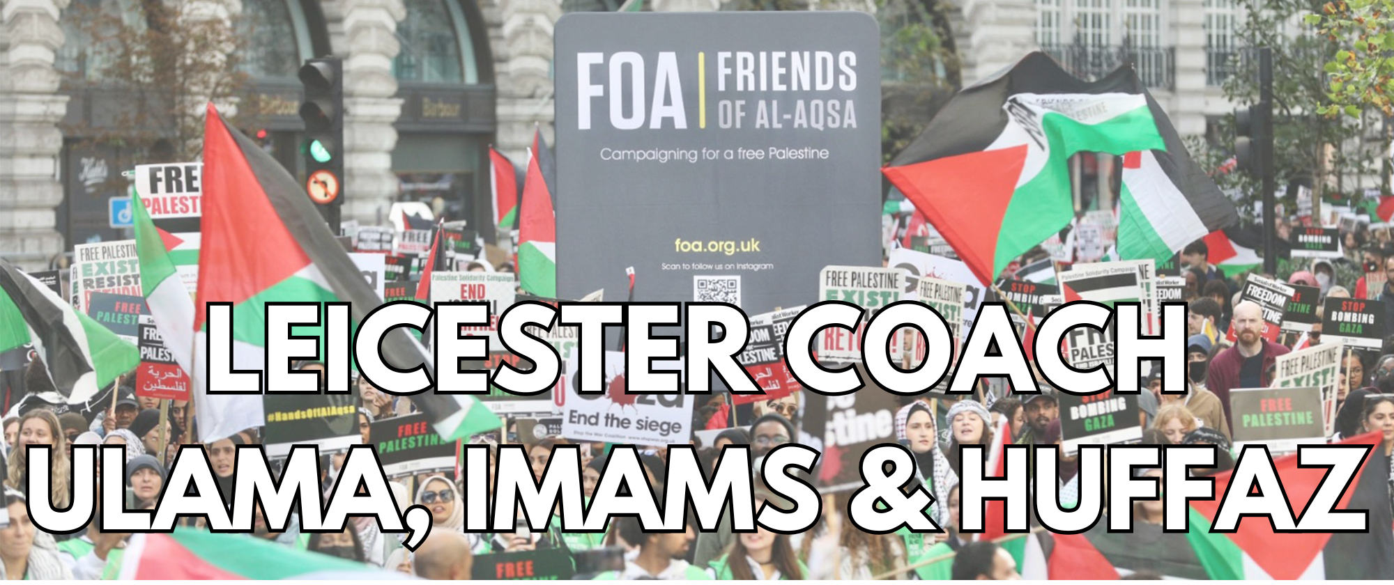 Leicester to London Ulama Coach – 16 May 2026