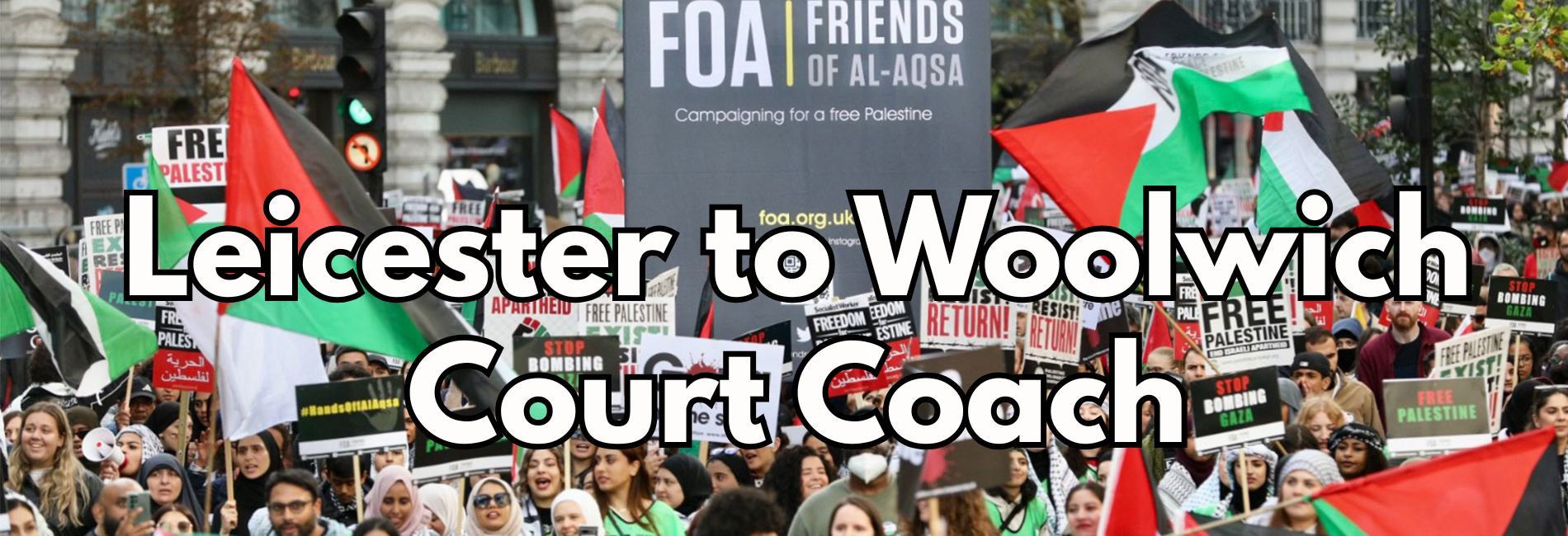 Leicester to Woolwich Court Coach – 12 June 2026