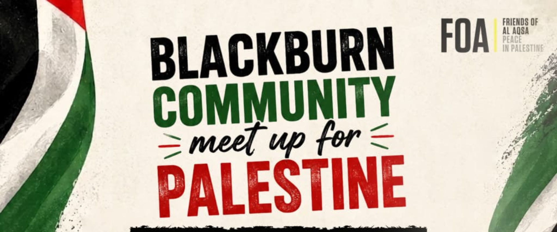 Blackburn Community Meet Up for Palestine (Blackburn) - 13 June 2026