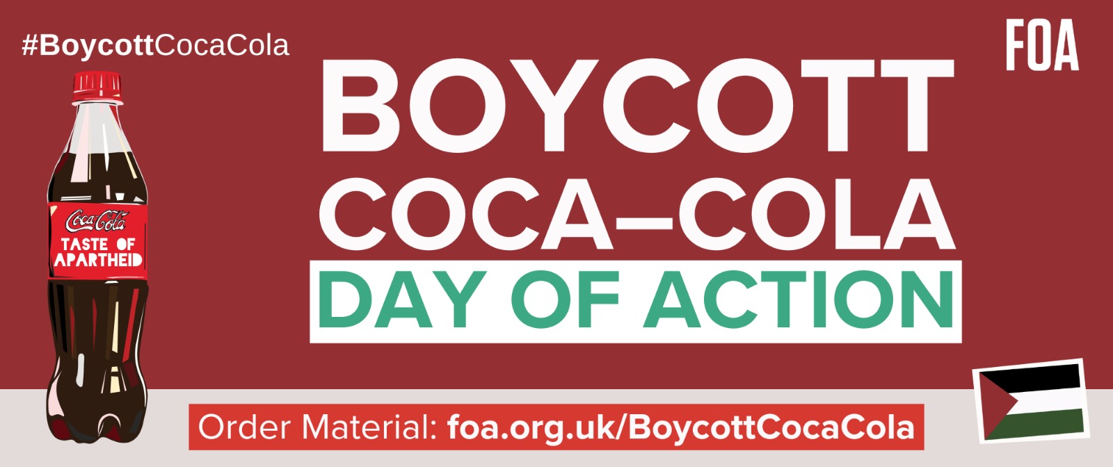 Boycott Coca-Cola – Day of Action, 5th July 2025