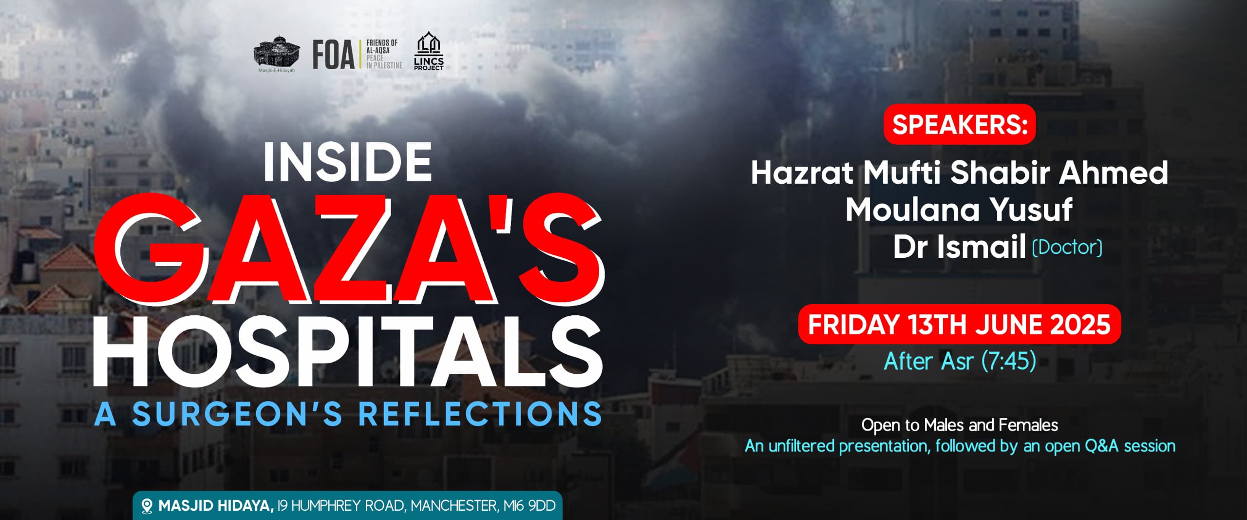 Inside Gaza's Hospitals: A Surgeon's Reflections (Manchester)