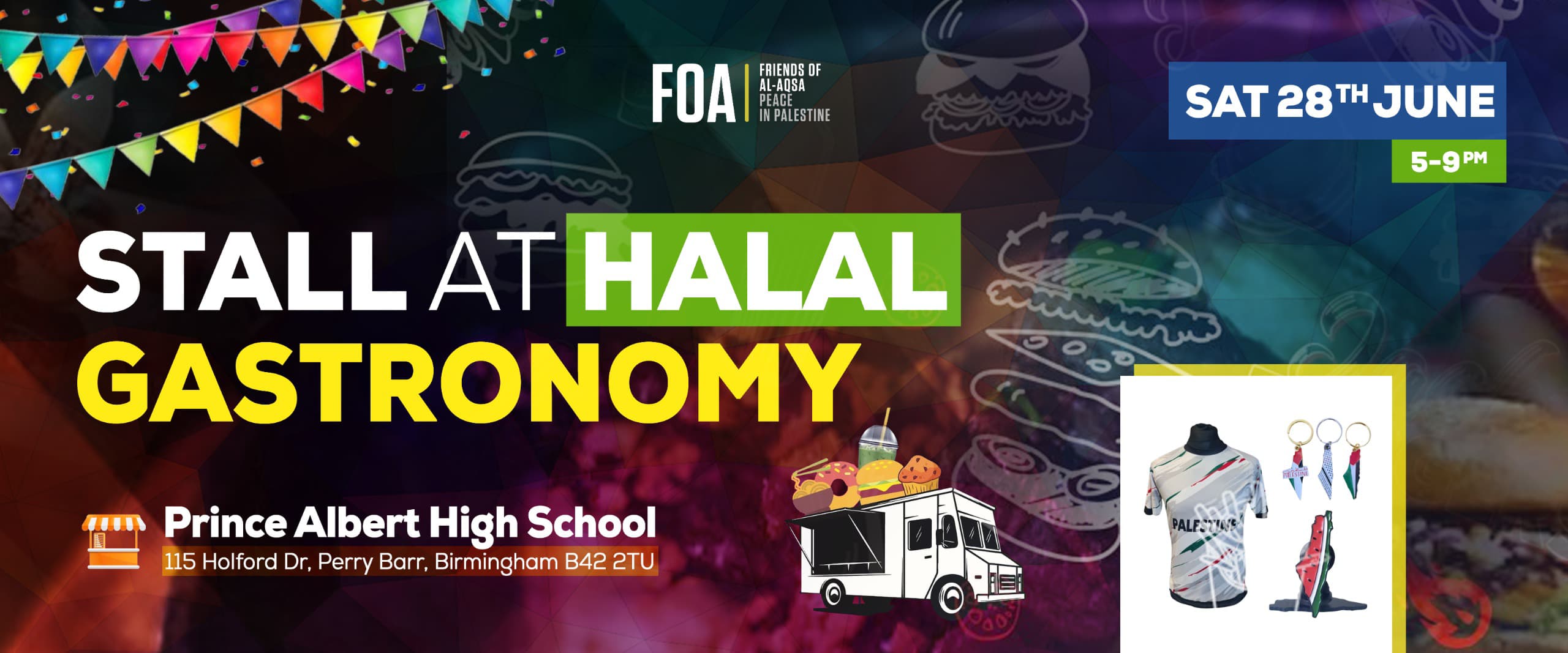 FOA Stall at Halal Gastronomy Birmingham