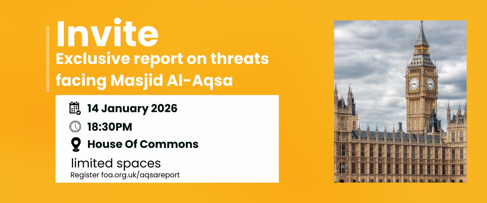 Exclusive report on threats of Masjid Al-Aqsa (Parliament) - 14 Jan 2026