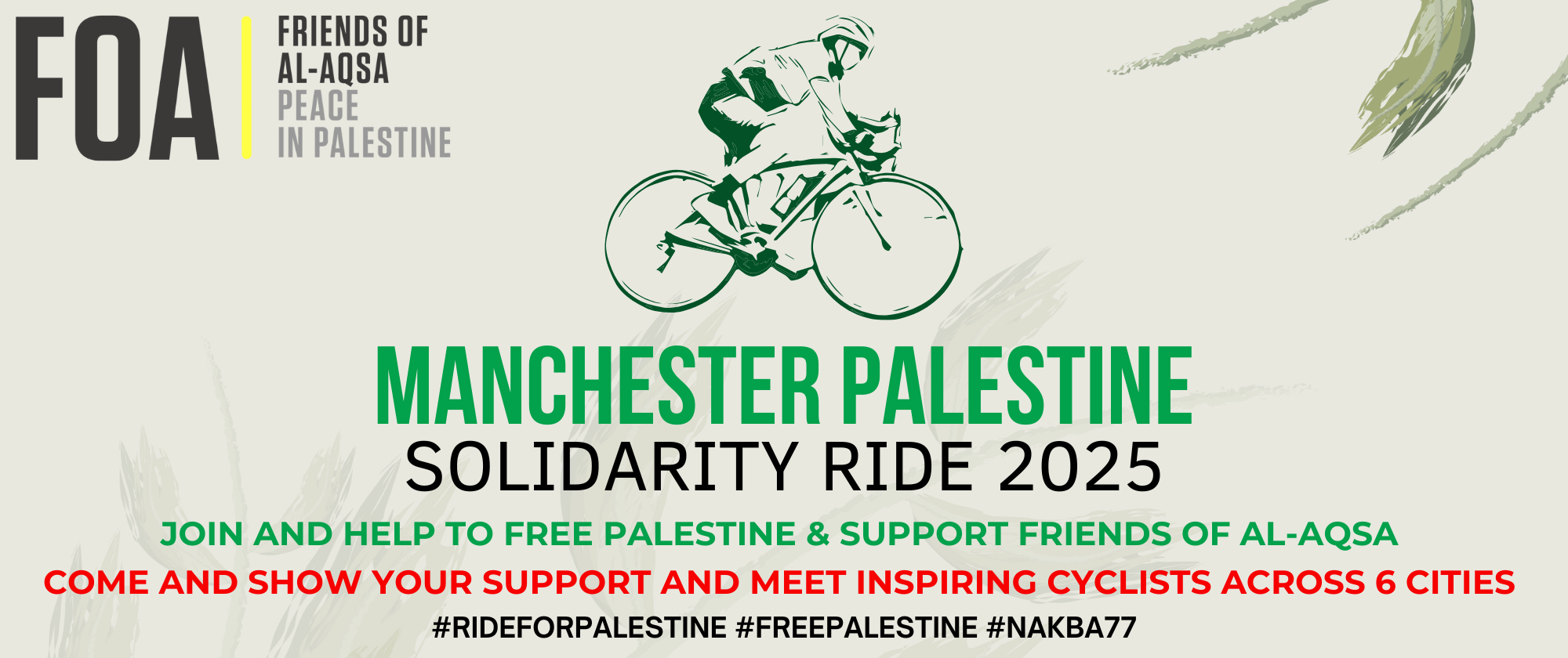 Manchester Solidarity Ride 2025