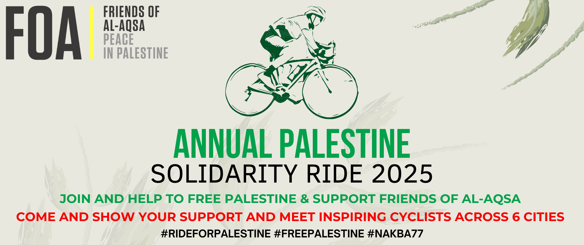 Palestine Solidarity Ride 2025